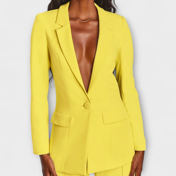 Monica – Elegante conjunto de blazer y pantalones
