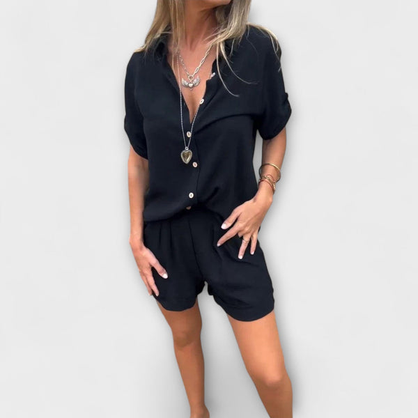 Lucia – Conjunto de lino para damas